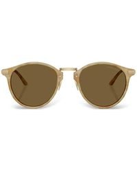 Giorgio Armani - Round-Frame Sunglasses - Lyst