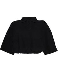 Alexander Wang - Cropped Polo Shirt - Lyst