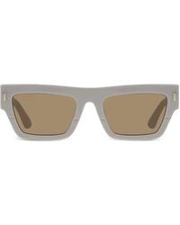 Calvin Klein - Sonnenbrille Mit Eckigem Gestell - Lyst