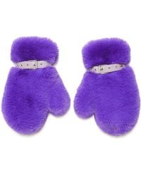 Acne Studios - Handschuhe Mit Schnalle - Lyst