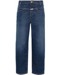 Closed - Stover-x Mid-rise Cropped-leg Jeans - Lyst