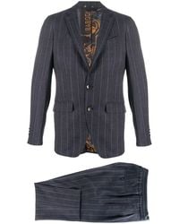 Etro - Pinstripe-Pattern Single Breasted Suit - Lyst