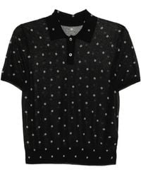 JNBY - Polka Dot Polo Top - Lyst