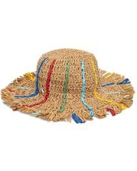 Patrizia Pepe - Chapeau Frangé À Plaque Logo - Lyst