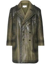 Maison Margiela - Manteau À Boutonnière Croisée - Lyst