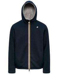 K-Way - Imperméable Jack Spacer À Design Réversible Et Capuche - Lyst
