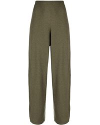 Lemaire - Soft Curved Wool-blend Trousers - Lyst