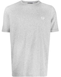 Fred Perry - Ringer Logo-Embroidered T-Shirt - Lyst