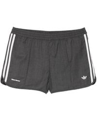 adidas - X Wales Bonner Three-Stripe Logo Shorts - Lyst