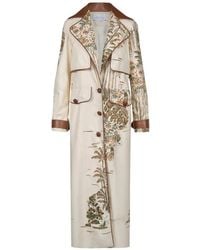 Johanna Ortiz - Horizontes Salvajes Graphic-Print Coat - Lyst