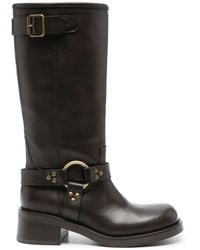 P.A.R.O.S.H. - Biker Ankle Boot - Lyst
