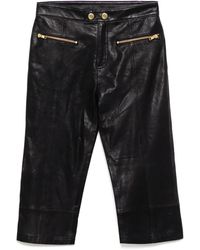 Cynthia Rowley - Pantalones capri Downtown de piel - Lyst