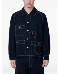 STORY mfg. - Surchemise Depot À Coutures Contrastantes - Lyst