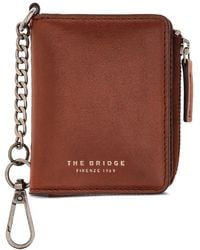 The Bridge - Chain-Link Leather Wallet - Lyst