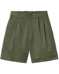 Carhartt - Marv Pleated Cotton Shorts - Lyst