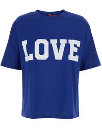 ..,merci - Katoenen T-Shirt Met Grafisch Detail - Lyst