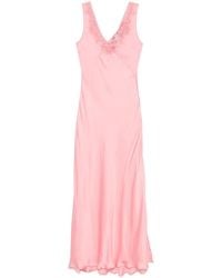 Twinset - Satin Maxi Dress - Lyst