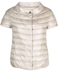 Herno - Margherita Short-sleeve Quilted Jacket - Lyst