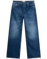 Studio Nicholson - Faded Wide-Leg Jeans - Lyst