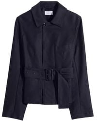Lemaire - Belted Jacket - Lyst