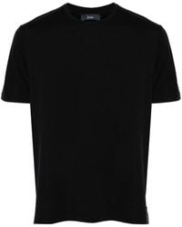 Herno - T-shirt Met Ronde Hals - Lyst