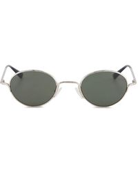 McQueen - Oval-Frame Sunglasses - Lyst