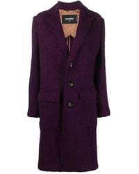 DSquared² - Single-Breasted Coat - Lyst