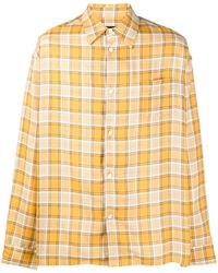 Undercover - Patch-pocket Check Flannel Shirt - Lyst