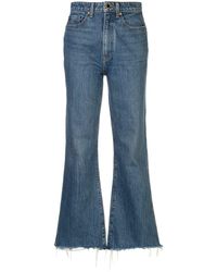 Khaite Jeans crop Gabbie - Blu