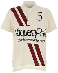 VAQUERA - Logo-Print Embroidered Polo Shirt - Lyst