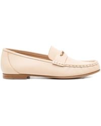 Chloé - Leather Penny Loafers - Lyst