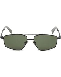 AllSaints - Geometric-Frame Double-Bridge Sunglasses - Lyst