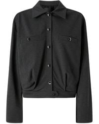 Pinko - Chaqueta Con Detalle Plisado Y Botón - Lyst