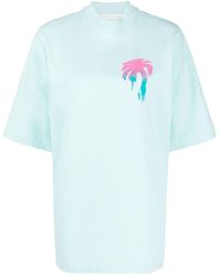 Palm Angels - I Love Pa-print T-shirt - Lyst