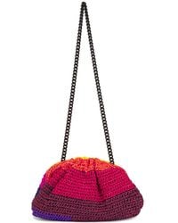 Maria La Rosa - Layers Game Crochet Chain Clutch Bag - Lyst