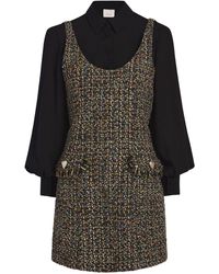 Cinq À Sept - Langärmeliges Tweed-Kleid - Lyst