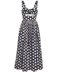 Cara Cara - Clover Polka-Dot Midi Dress - Lyst