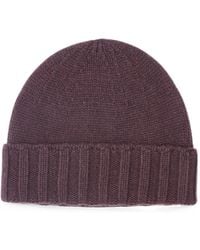 Drumohr - Ribbed-Knit Cashmere Beanie Hat - Lyst