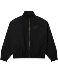 Willy Chavarria - Pinstripe-Pattern Zip-Up Bomber Jacket - Lyst