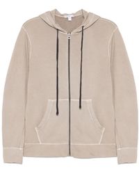 James Perse - Vintage French Terry Zip-Up Hoodie - Lyst
