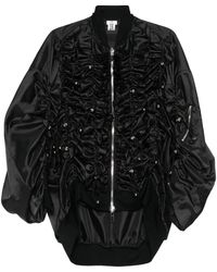 Noir Kei Ninomiya - Ruched Jacket - Lyst