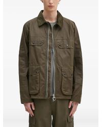 Barbour - Chaqueta con efecto lavado y cuello de pana - Lyst