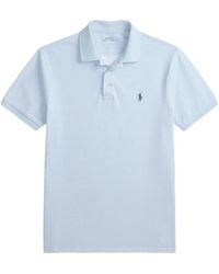Polo Ralph Lauren - Polo À Logo Brodé Et À Carreaux - Lyst