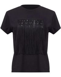 MM6 by Maison Martin Margiela - Camiseta con cuello redondo - Lyst