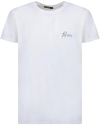 14 Bros - Logo-Print T-Shirt - Lyst