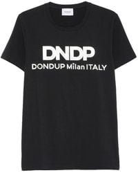Dondup - Logo-Print Cotton T-Shirt - Lyst