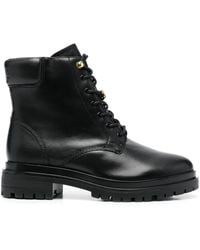 Ralph Lauren - Kenton Lace-Up Combat Boots - Lyst