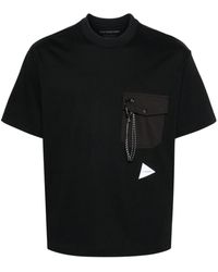 and wander - Chest-pocket Jersey T-shirt - Lyst
