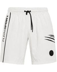 Philipp Plein - Logo-Print Ripstop Swimming Shorts - Lyst