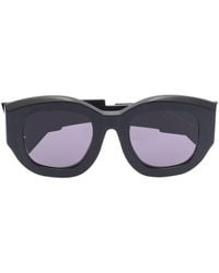 Kuboraum - B5 Oval-frame Sunglasses - Lyst